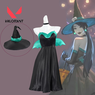 万圣节服装瓦洛兰特贤者无畏契约sage贤者奶妈万圣节cos服女H079