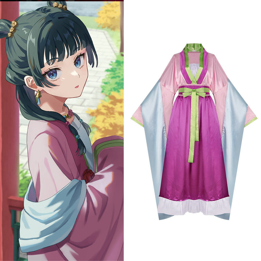 药屋少女的呢喃cos服猫猫游园会侍女假扮小姐绿青馆cosplay扮演服