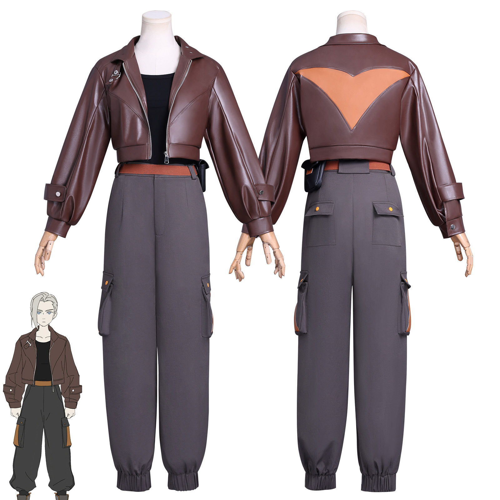 罗小黑战记2cos服鹿野皮衣cosplay二次元角色扮演服