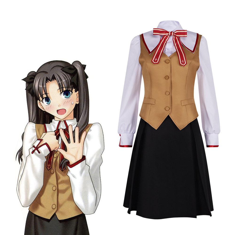 Fatestaynight远坂凛cos服间桐樱校服cosplay二次元动漫制服