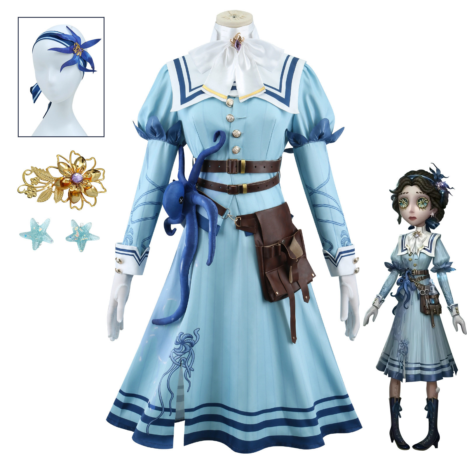 医生永生花cosplay服第五人格cos服游戏动漫角色扮演服装套装图片