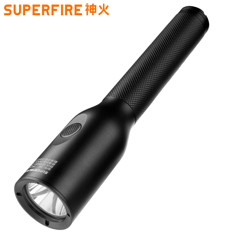 SupFire神火D6防爆强光手电筒户外专业巡逻隔爆LED可充电高亮远射