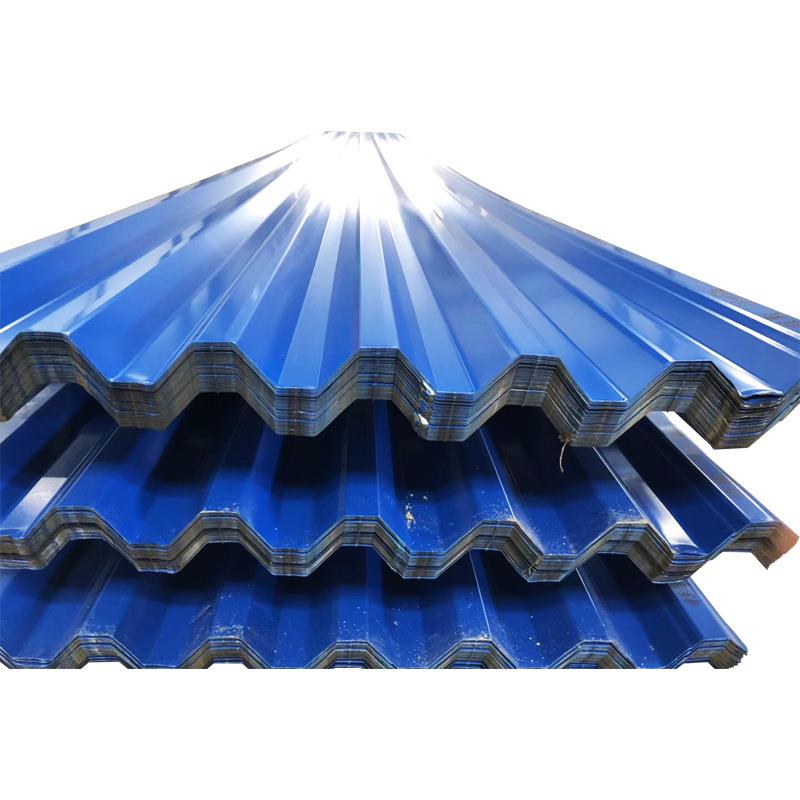 定制彩钢瓦宝钢彩涂卷冠洲压型屋顶板防水铁皮瓦厂家支持定制