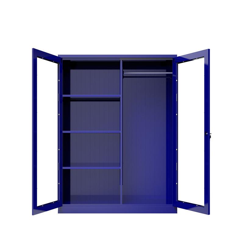 防暴器材柜保安器材组合架安保防护器材展示柜盾牌钢叉装备柜