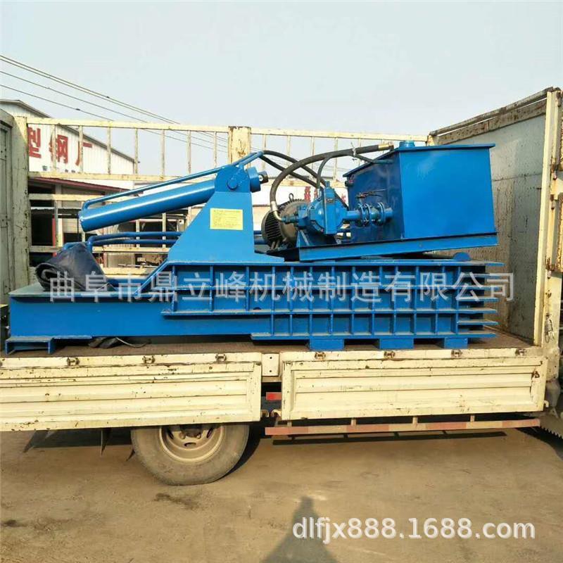 半自动立式60吨塑料瓶液压打包机河源地区120吨废铁打包机厂家