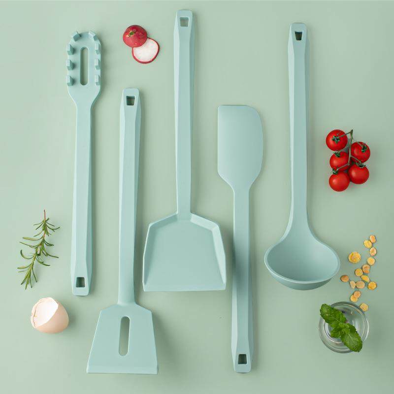 硅胶厨具套装不粘锅耐高温锅铲一体汤壳煎铲带收纳桶厨房烹饪工具,厨房/烹饪用具,锅铲,淘宝优惠券,粉丝福利购,淘宝优惠卷