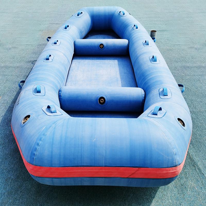 漂流3950型皮划艇橡皮艇3/4/5/6人充气船硬底皮划艇防汛艇