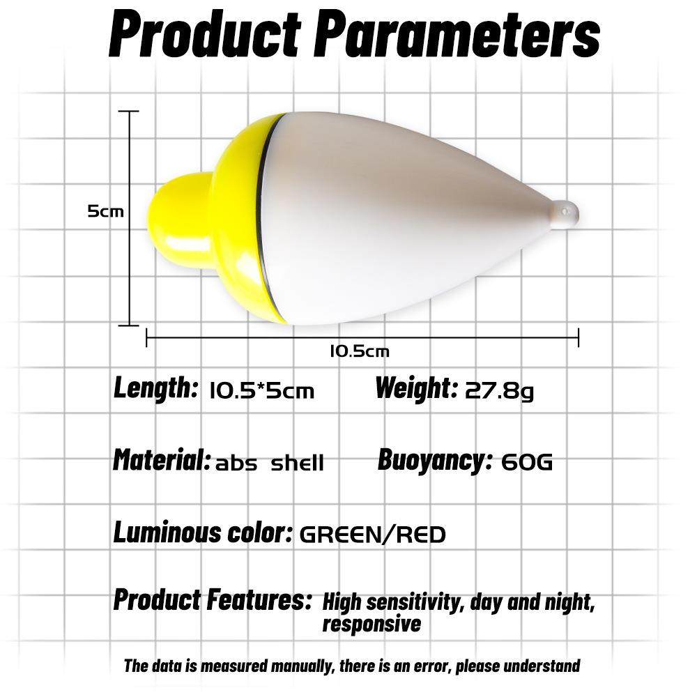 夜光咬钩变色电子无线智能大肚漂远投鲢鳙浮钓鱼漂海钓漂60g浮力,户外/登山/野营/旅行用品,浮漂,淘宝优惠券,粉丝福利购,淘宝优惠卷