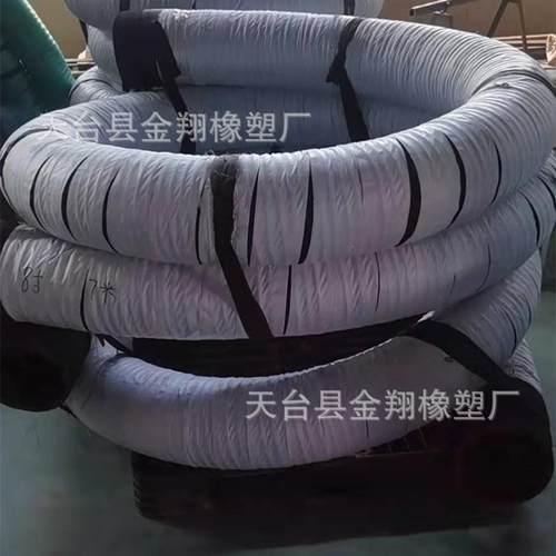 厂家直供6寸大口径高压耐磨夹布橡胶胶管吸水抽砂橡胶钢丝管