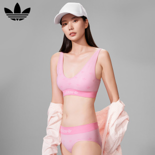 Adidas阿迪达斯三叶草女士内衣裤 抗菌透气高弹运动舒适柔软贴身女