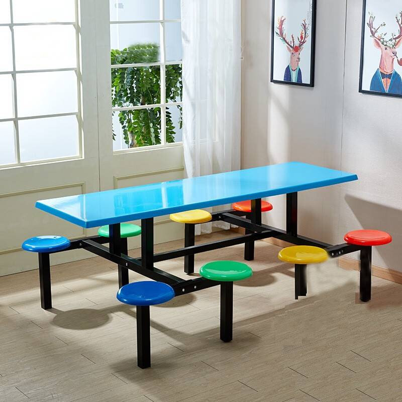 速发食校餐桌椅4人饭店长方形学堂人身不锈钢6连桌员工快餐店组合,住宅家具,不锈钢/PVC餐桌,淘宝优惠券,粉丝福利购,淘宝优惠卷