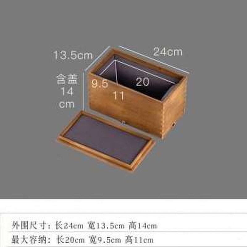 复古桐木盒正方形陶瓷茶杯子锦盒包装盒木质礼盒空盒子定制礼品盒