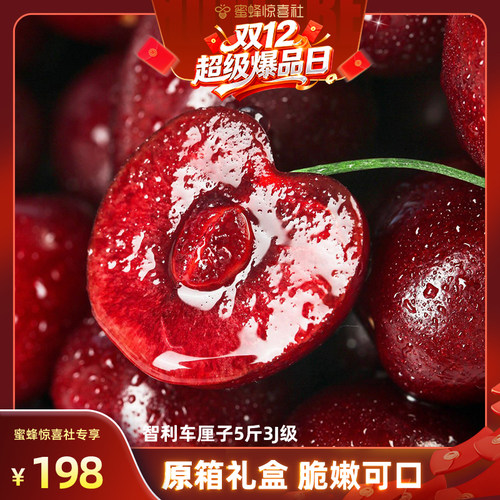 智利进口车厘子5斤原箱顺丰