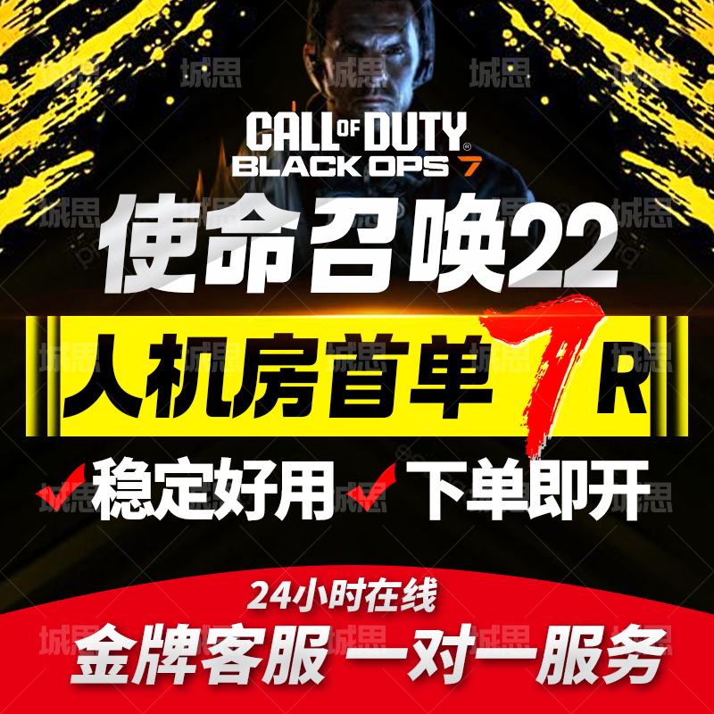 使命召唤cod22人机房代练带肝代打多人僵尸武器等级枪皮金皮金库