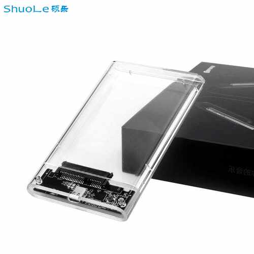 工厂笔记本串口接口转接2.0壳子2.5寸透明外置移动硬盘盒