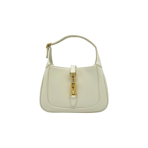 全新GUCCI古驰Jackie1961白色mini手提单肩斜跨女包