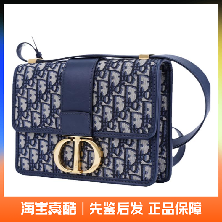全新Dior迪奥montaigne蒙田老花帆布单肩斜挎包30