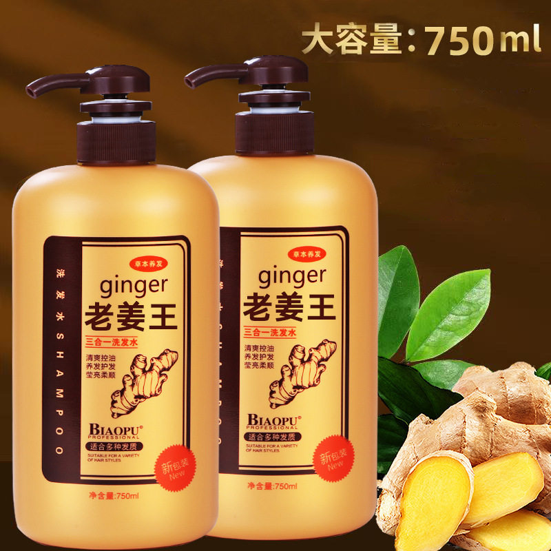 新款 洗发水清爽柔顺护发素生姜洗发露洗护套装中国老姜王洗发水