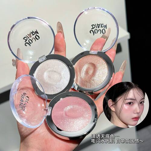 久久日记月光滤镜高光膏麻薯土豆泥质地脸部提亮立体爆闪自然修容