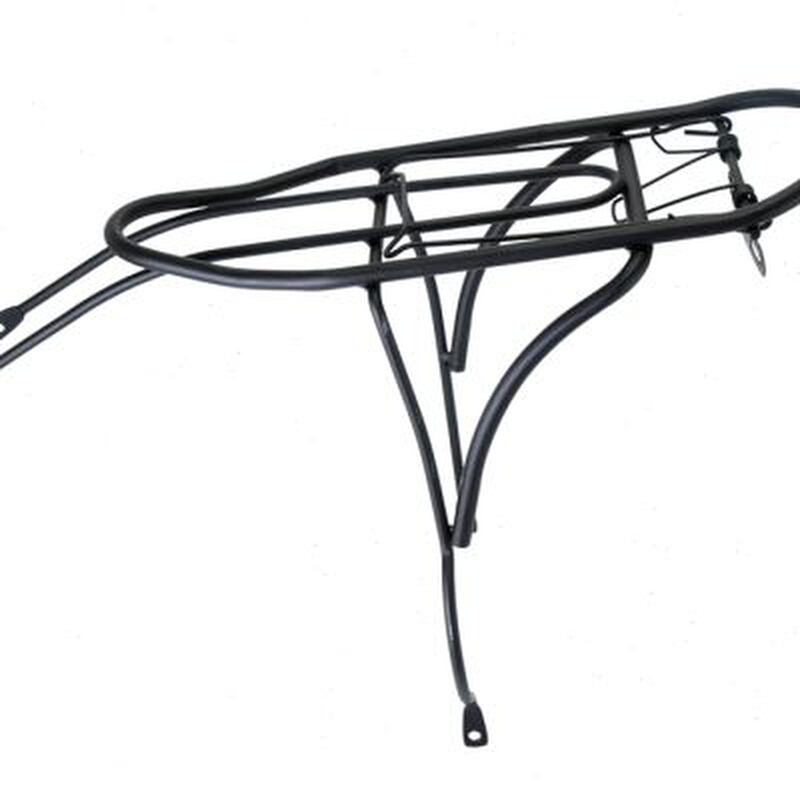 20寸自行车货架 折叠车小轮车尾架 可载人衣架碟刹 V刹通用后货架