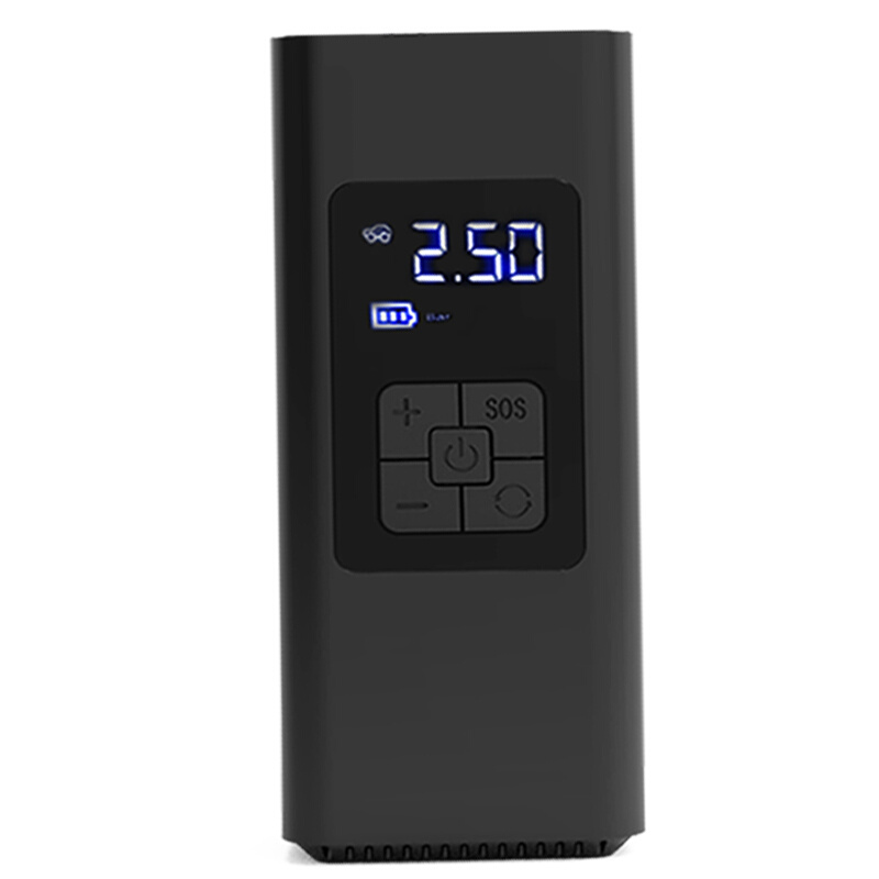 电动打气筒电瓶机车可携式高压打气机车载无线数显快捷加气小轿车