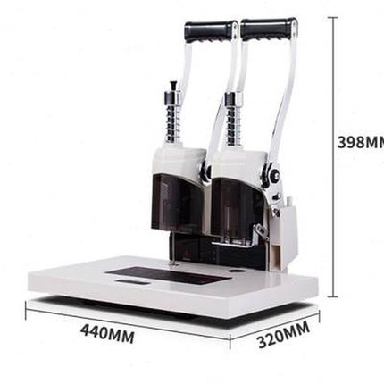 推荐易力佳装订机YC380升级版Y400办公财务会计凭证封装机打孔