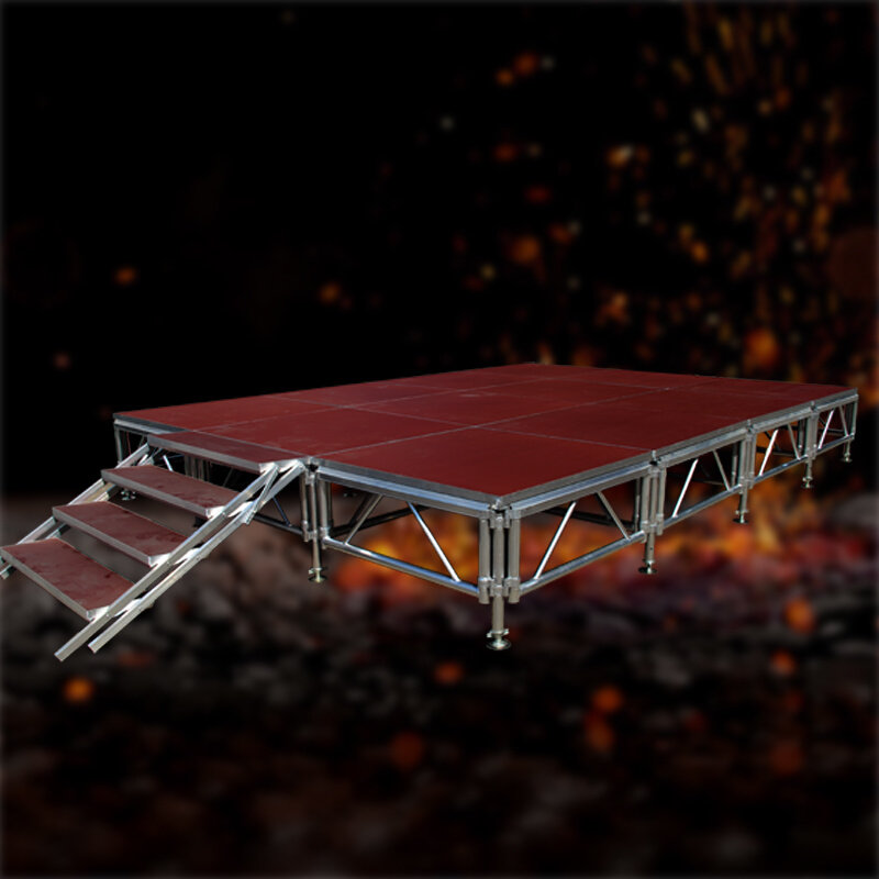 铝合金舞台truss桁架灯光龙门架活动篷房折叠雷亚舞台架t台背景架