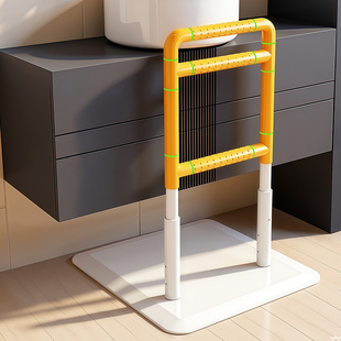 可移动多功能面盆扶手无障碍卫生间老人洗漱台马桶栏杆起身辅助器