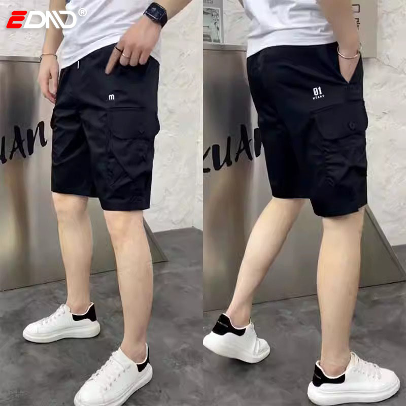 潮牌工装短裤男士2025新款夏季薄款速干多口袋休闲五分中裤子男款