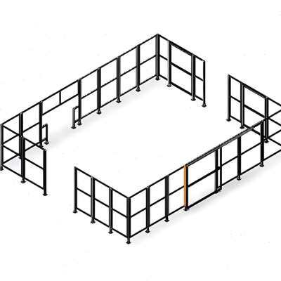 新款4040工业铝合金型材可移动车间隔离网设备安全机框架子护围栏