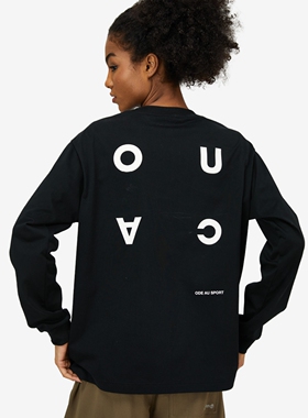 Oneup防泼水速干衣长袖T恤女春季户外运动徒步跑步登山骑行服上衣