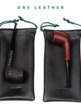 one leather 一皮 羊皮烟斗袋烟斗配件烟袋包 烟斗便携收纳袋