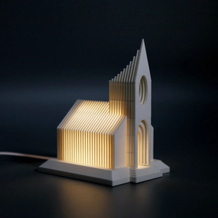 大礼堂小夜灯创意设计高级感床头伴睡灯欧式风格沉稳艺术家居百搭