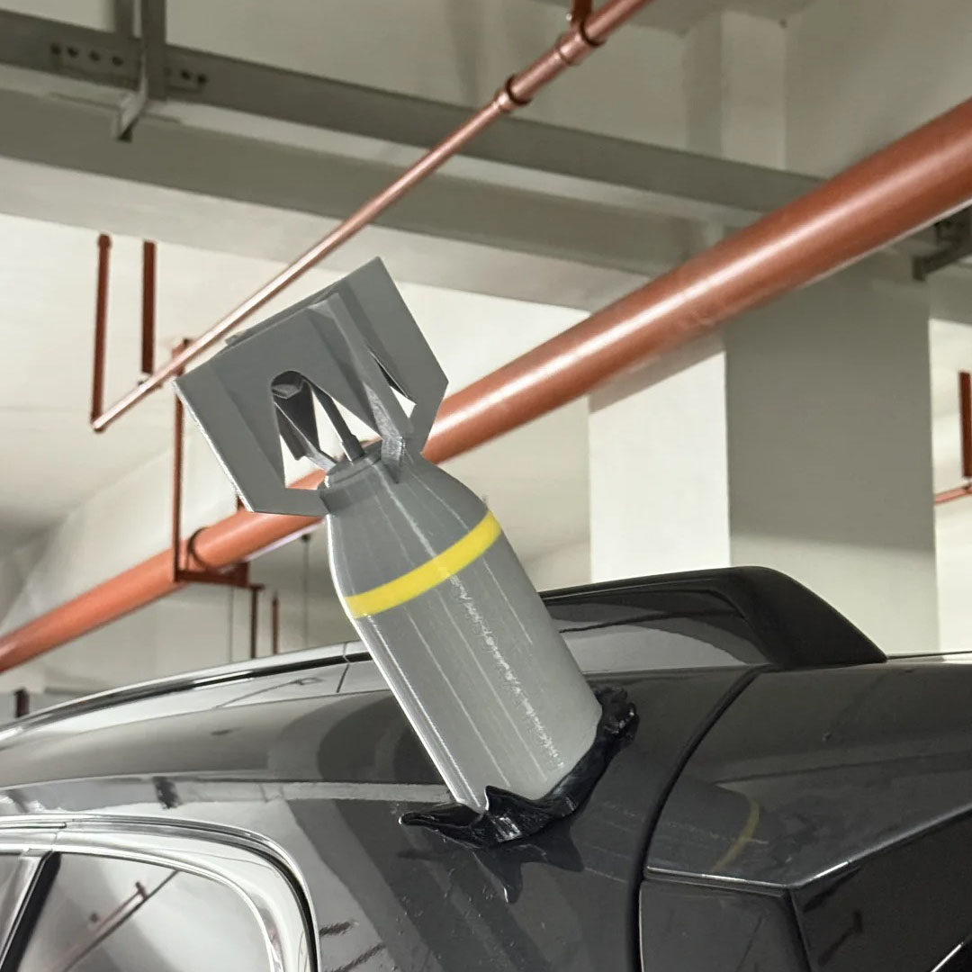 战争雷霆游戏汽车内外载具饰用品车尾车顶导弹挂件有趣创意高级感