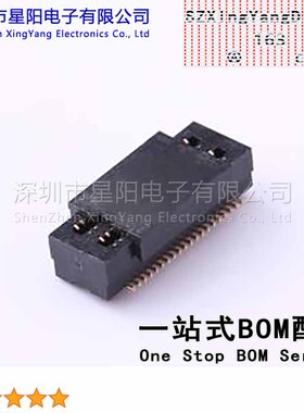 FBB05002-F40S1003K6MH30 间距0.5mm立贴40PIN位 母座 有柱H1 3mm