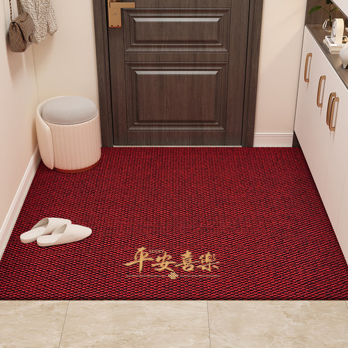 红色入户门地垫门口门垫防滑脚垫高级地毯新款家用门外大门垫子