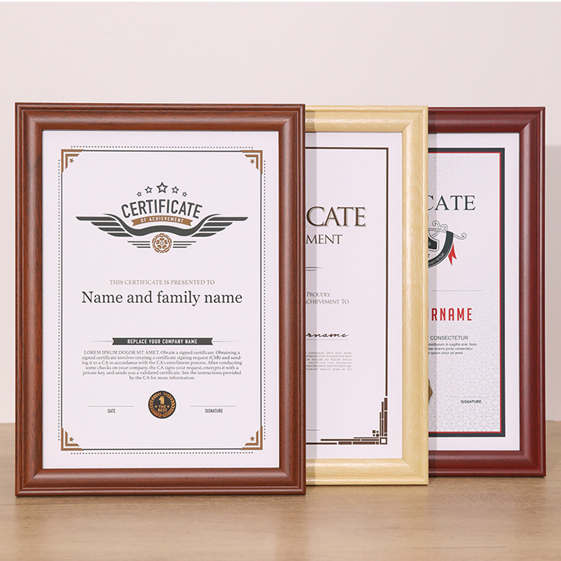 高档实木营业执照相框A4证书画框