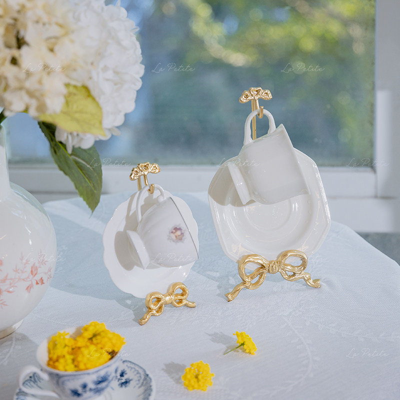 悦澜居桌面杯架咖啡杯收纳陈列展示架中古复古金色盘子赏盘架装饰,收纳整理,整理架/置物架/收纳架,淘宝优惠券,粉丝福利购,淘宝优惠卷