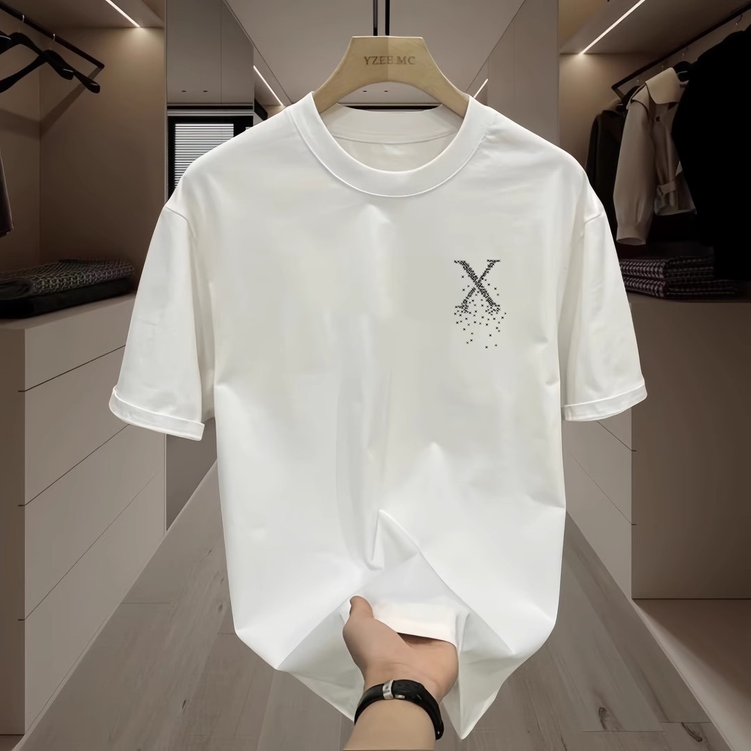 「一折专区丨奥莱清仓丨260g双纱精梳纯棉短袖T恤男美式重磅潮牌