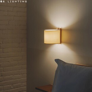 TMM中古壁灯书房原木风卧室床头走廊侘寂风灯 Cole 西班牙Santa