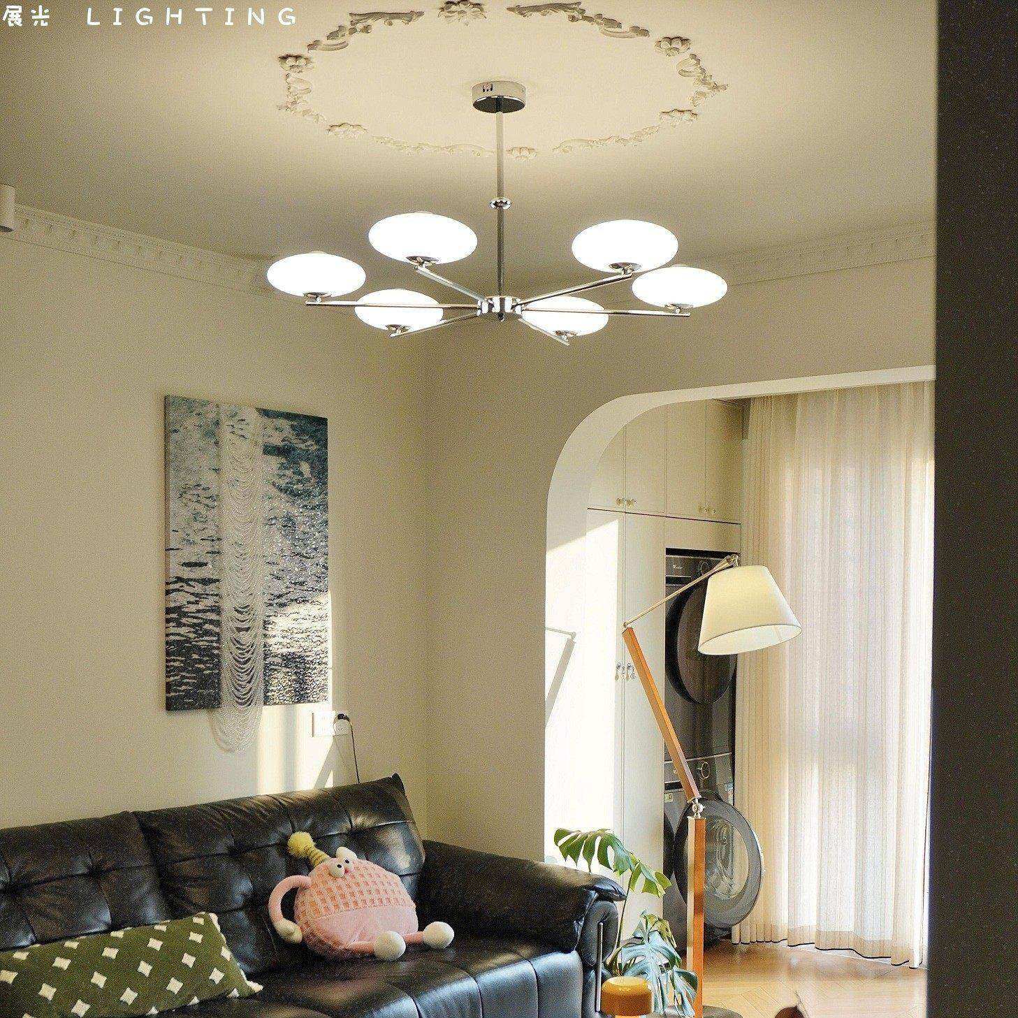 中古包豪斯客厅吊灯法式奶油大气家用主灯设计师艺术个性灯具,家装灯饰光源,客厅吊灯,淘宝优惠券,粉丝福利购,淘宝优惠卷