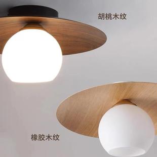 简约现代走廊过道灯全光谱护眼入户玄关灯具北欧水转印阳台吸顶灯
