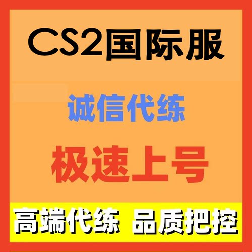 CS2国际服代练代打代肝等级箱子排位手工服务
