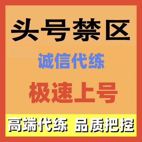 头号禁区代练代打代肝排位关卡活动任务托管