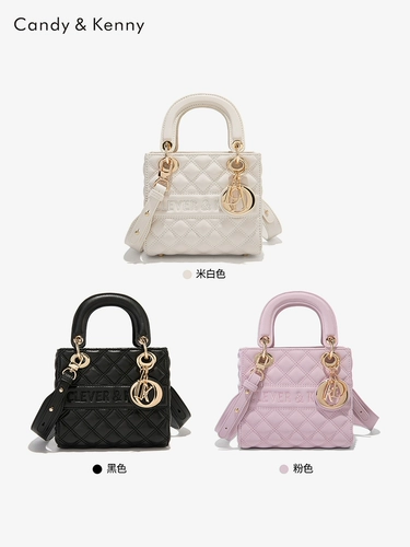 Официальный сайт Candy&Keny, женская сумка принцессы Дианы, новинка 2025 года, ручная сумка через плечо с бриллиантами, праздничный подарок на день рождения