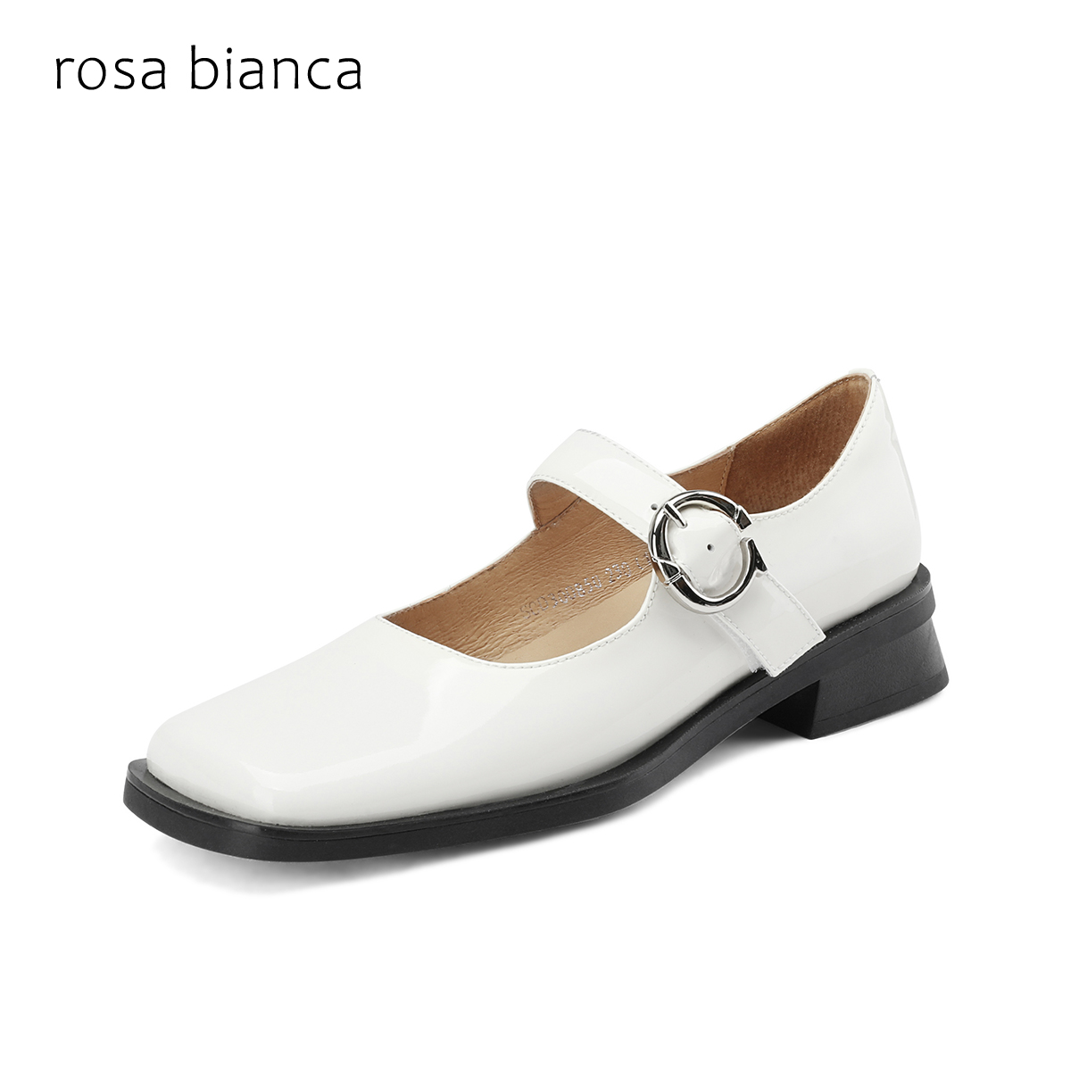 【阳子YZ】里外全皮休闲玛丽珍鞋厚底一字扣皮带300850