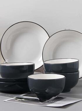 18-piece set of bowls and plates set of ceramic bowls 碗盘