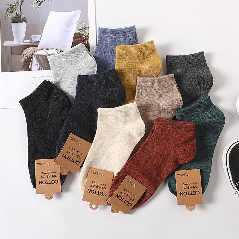 10pairs Breathable mens Cotton Cool Socks For men summer boy