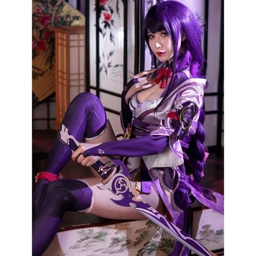 游戏源信冲击雷电幕府将军Cosplay服装Fig