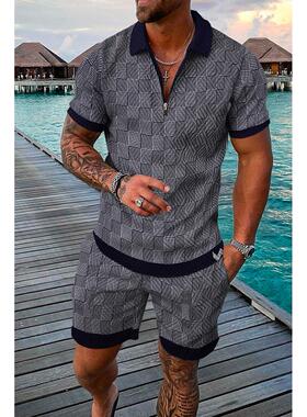 Printed POLO Short Sleeve Men